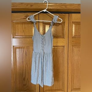 American Eagle Striped Romper